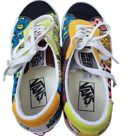 Vans Patchwork Sport Multi-Color Lace-Up Skate Shoes US Men's 6.5/Women's 8 - Picture 5 of 10